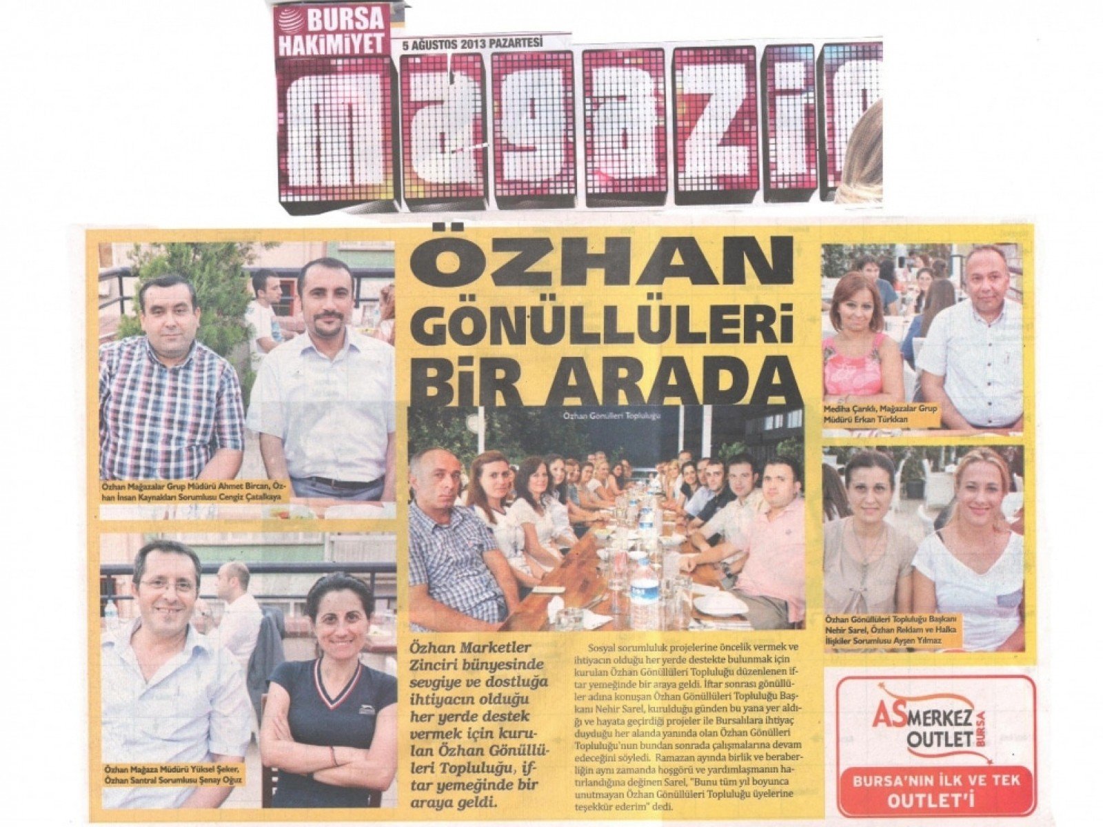 Özhan Gönüllüleri Bir Arada