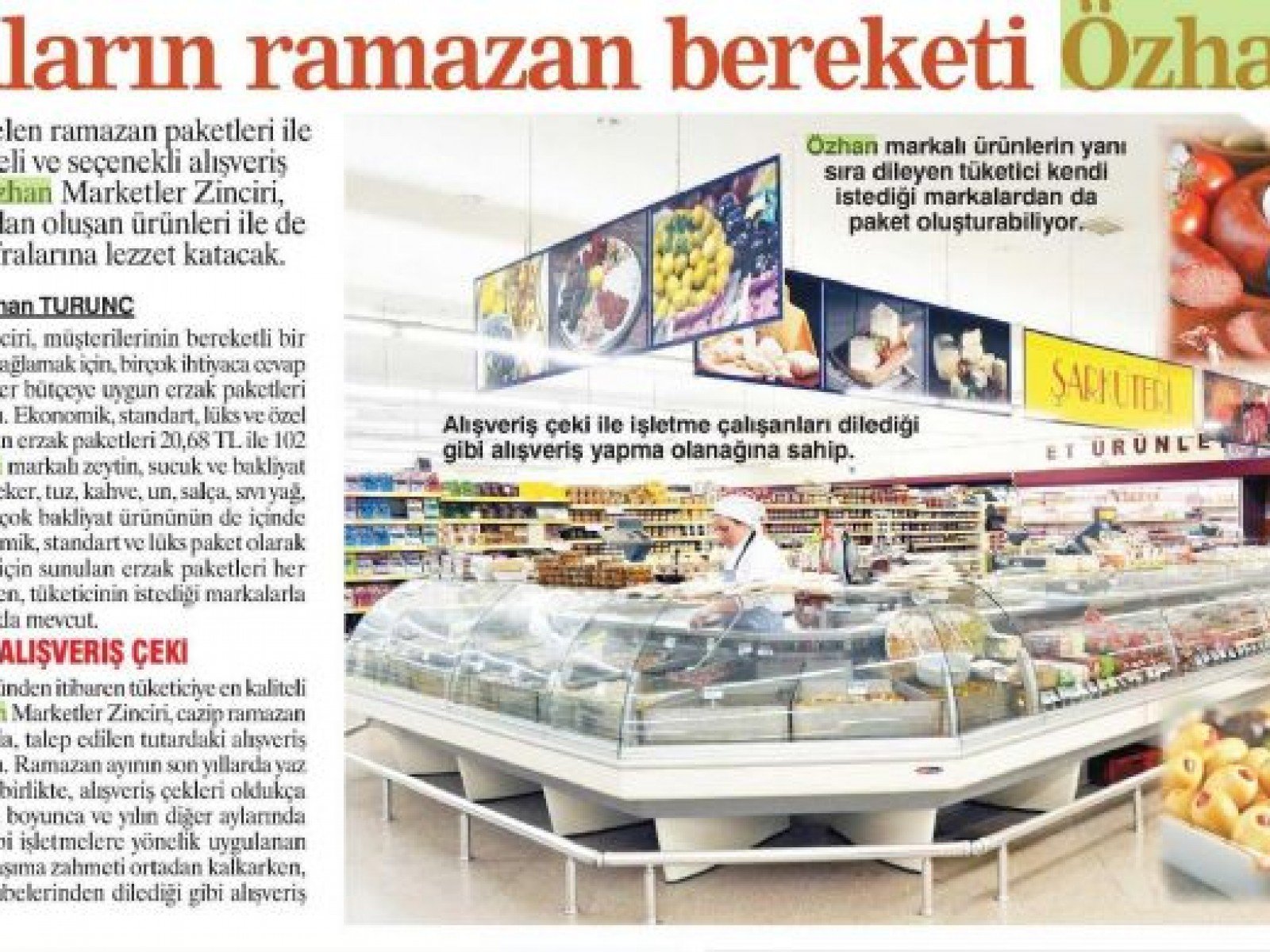 Sofraların Ramazan bereketi Özhan`dan