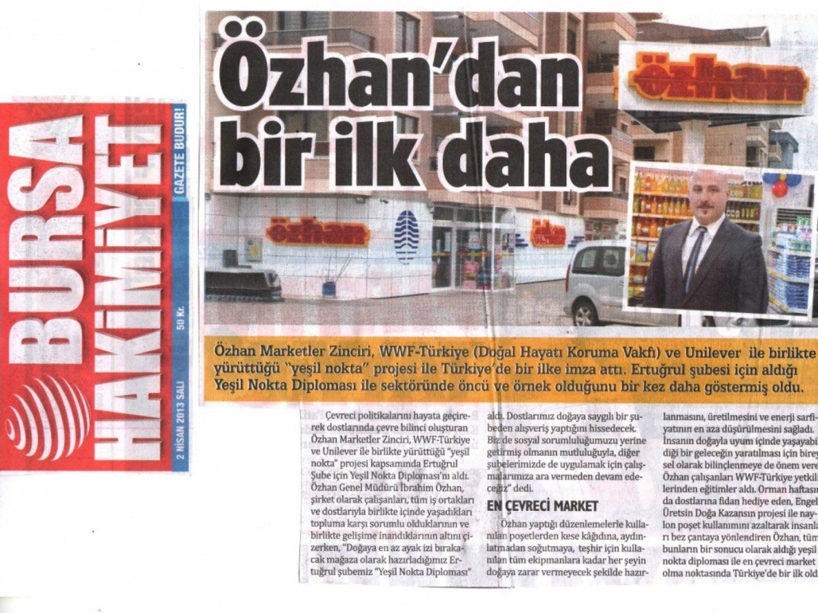 Özhan’dan Bir İlk Daha