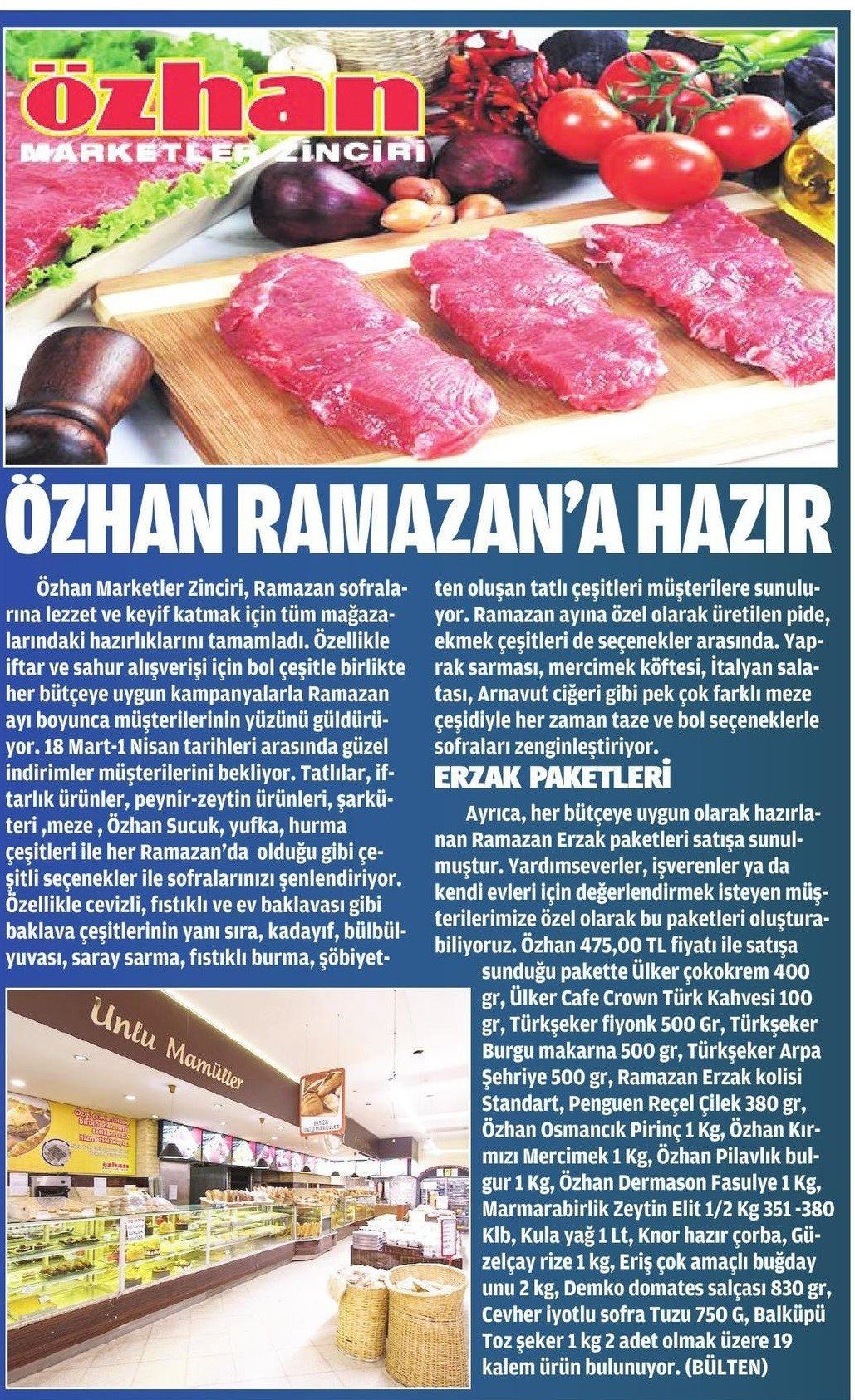 ÖZHAN RAMAZAN’A HAZIR